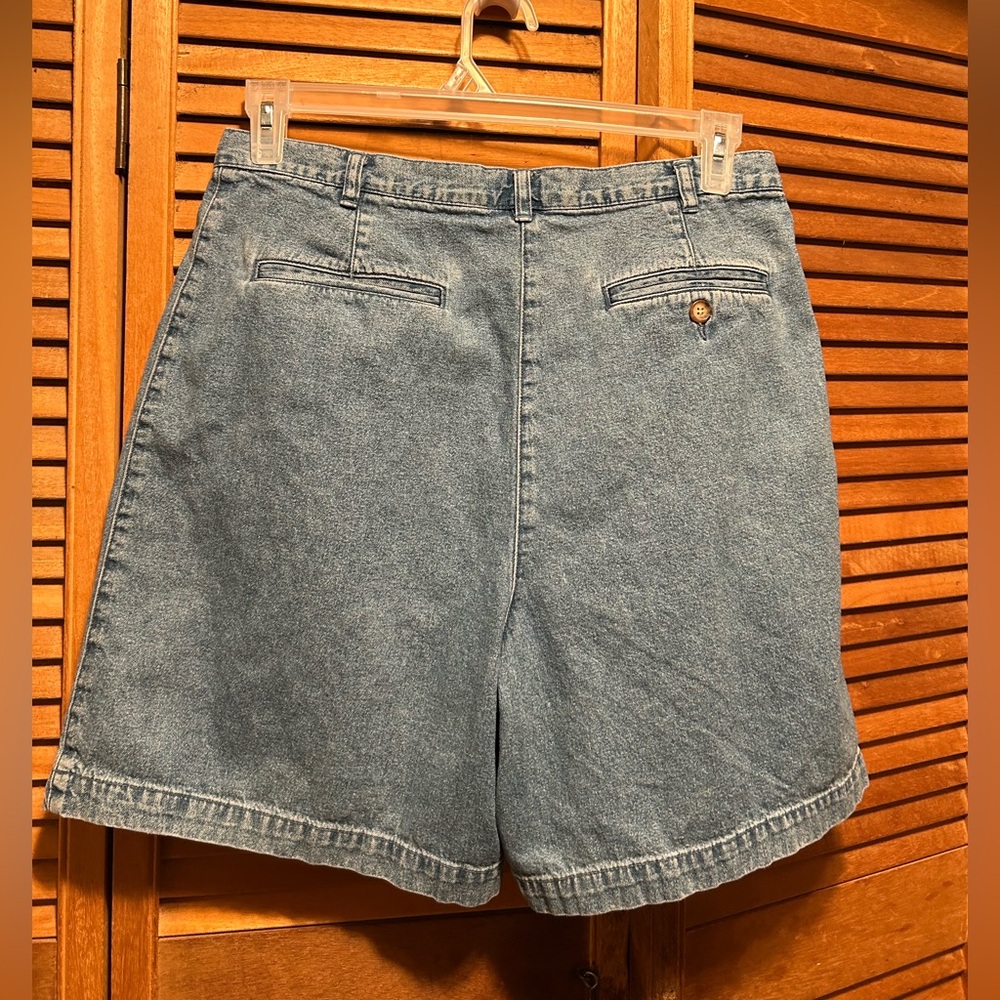 Vintage Jones New York Blue Denim Bermuda Shorts - Picture 2 of 12